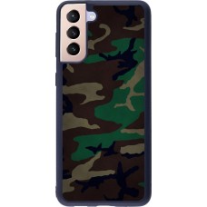 Coque Samsung Galaxy S21+ 5G - Silicone rigide noir Camouflage 3