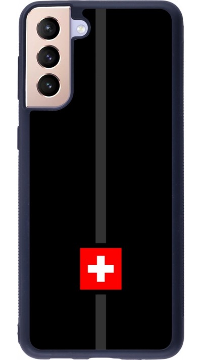 Samsung Galaxy S21+ 5G Case Hülle - Silikon schwarz Kanton CH schwarz