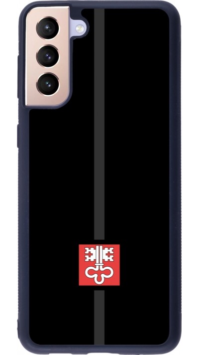 Samsung Galaxy S21+ 5G Case Hülle - Silikon schwarz Kanton NW schwarz