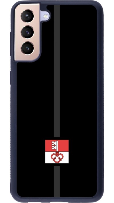 Samsung Galaxy S21+ 5G Case Hülle - Silikon schwarz Kanton OW schwarz