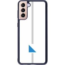 Coque Samsung Galaxy S21+ 5G - Silicone rigide noir Canton ZH blanc