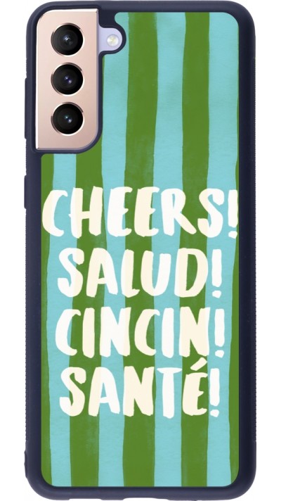 Coque Samsung Galaxy S21+ 5G - Silicone rigide noir Cheers 2026