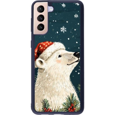 Samsung Galaxy S21+ 5G Case Hülle - Silikon schwarz Christmas 25 Bear