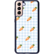 Coque Samsung Galaxy S21+ 5G - Silicone rigide noir Easter 2026 Pattern carrots