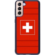 Hülle Samsung Galaxy S21+ 5G - Silikon schwarz Euro 2020 Switzerland
