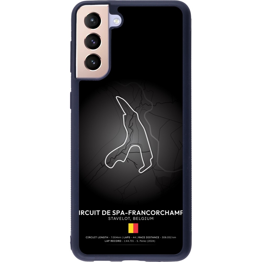 Samsung Galaxy S21+ 5G Case Hülle - Silikon schwarz F1 Track 2025 Belgium