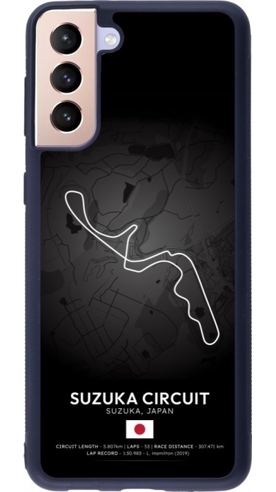 Samsung Galaxy S21+ 5G Case Hülle - Silikon schwarz F1 Track 2025 Japan