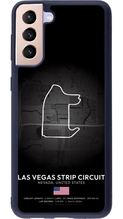 Samsung Galaxy S21+ 5G Case Hülle - Silikon schwarz F1 Track 2025 Las Vegas