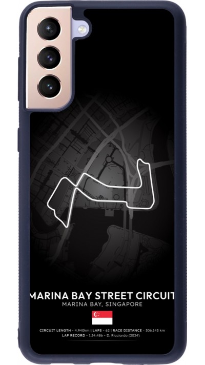 Samsung Galaxy S21+ 5G Case Hülle - Silikon schwarz F1 Track 2025 Singapore