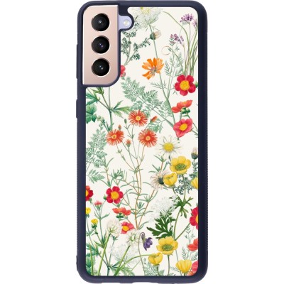 Samsung Galaxy S21+ 5G Case Hülle - Silikon schwarz Flora Botanical Wildlife