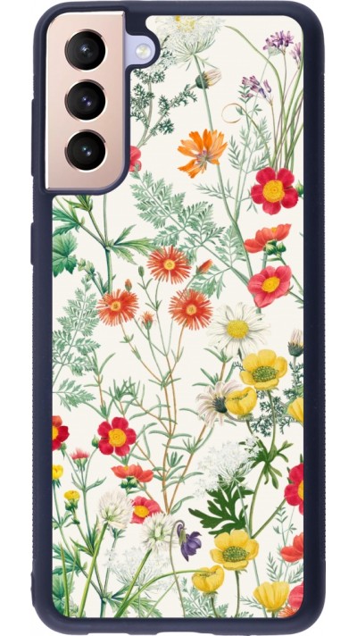 Samsung Galaxy S21+ 5G Case Hülle - Silikon schwarz Flora Botanical Wildlife