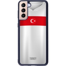 Samsung Galaxy S21+ 5G Case Hülle - Silikon schwarz Türkei personalisierbares Fussballtrikot