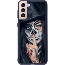 Hülle Samsung Galaxy S21+ 5G - Silikon schwarz Halloween 18 19