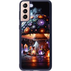 Coque Samsung Galaxy S21+ 5G - Silicone rigide noir Halloween Potion Magic