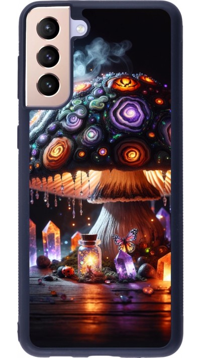 Coque Samsung Galaxy S21+ 5G - Silicone rigide noir Halloween Potion Magic