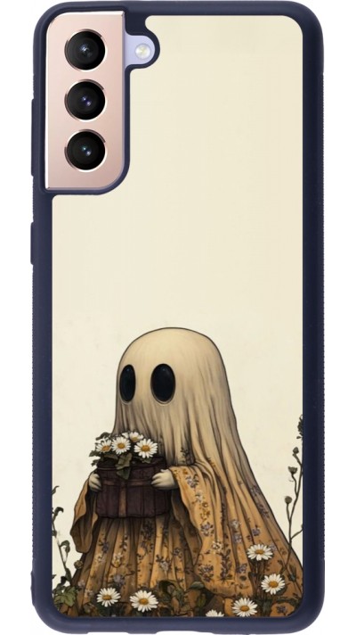 Samsung Galaxy S21+ 5G Case Hülle - Silikon schwarz Halloween 2025 Ghost gardener