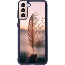 Coque Samsung Galaxy S21+ 5G - Silicone rigide noir Hello September 11 19