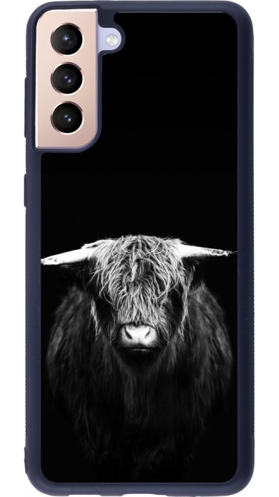 Samsung Galaxy S21+ 5G Case Hülle - Silikon schwarz Highland calf black