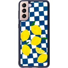 Samsung Galaxy S21+ 5G Case Hülle - Silikon schwarz Illustration lemons 2026
