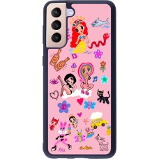 Samsung Galaxy S21+ 5G Case Hülle - Silikon schwarz Karol G La Bichota Manana Sera Bonito