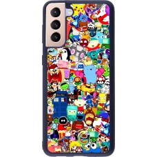 Coque Samsung Galaxy S21+ 5G - Silicone rigide noir Mixed cartoons