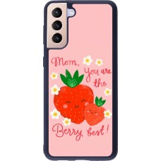 Samsung Galaxy S21+ 5G Case Hülle - Silikon schwarz Mom 2026 Berry best