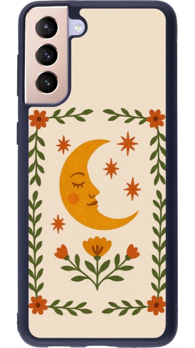 Coque Samsung Galaxy S21+ 5G - Silicone rigide noir Half moon stamp 2026