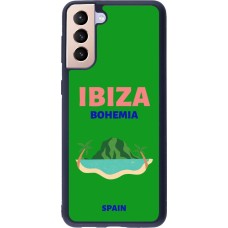 Coque Samsung Galaxy S21+ 5G - Silicone rigide noir Pop Summer Destination Ibiza
