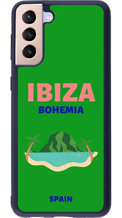 Coque Samsung Galaxy S21+ 5G - Silicone rigide noir Pop Summer Destination Ibiza