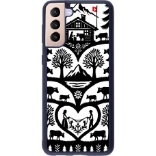 Samsung Galaxy S21+ 5G Case Hülle - Silikon schwarz Poya Schweiz 2