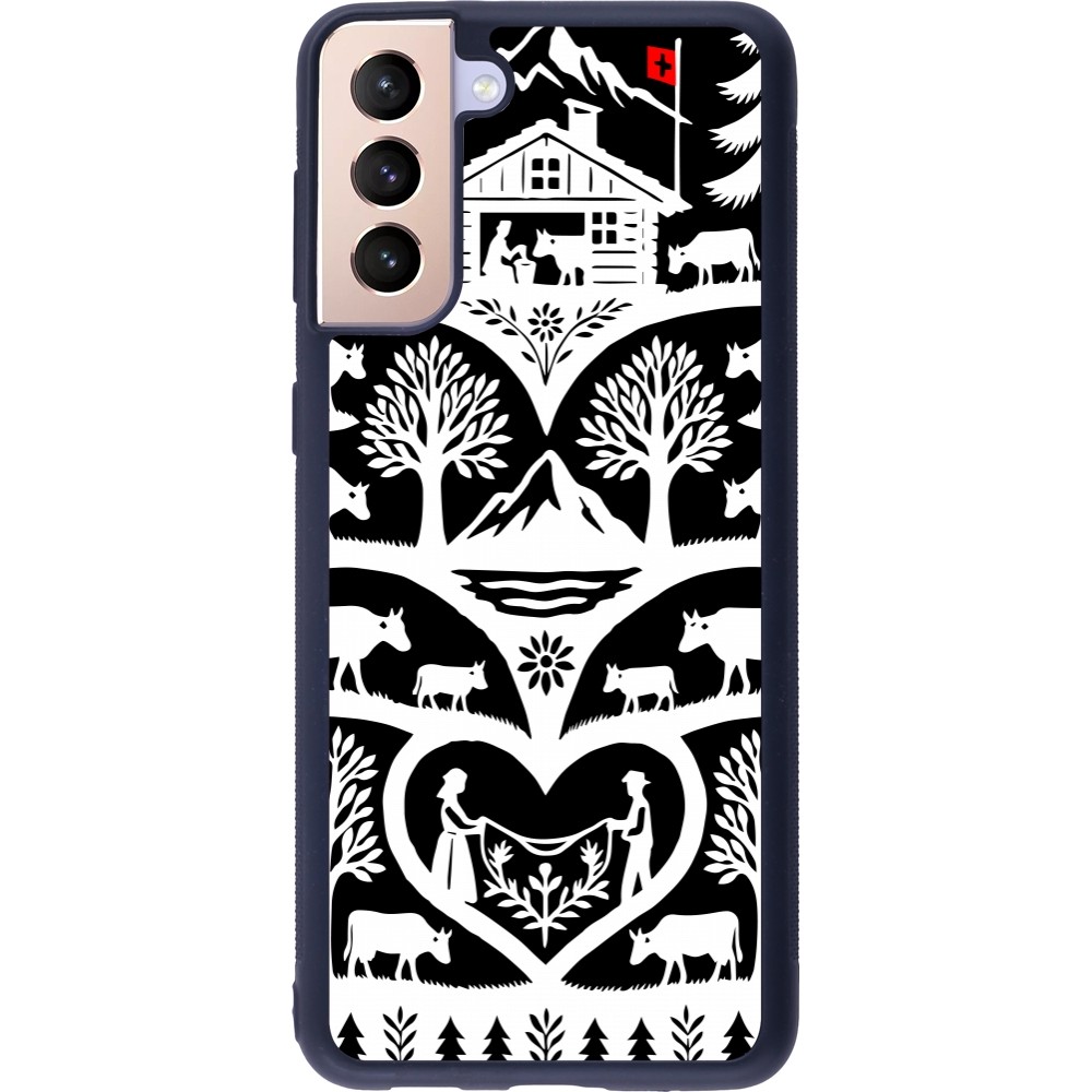 Samsung Galaxy S21+ 5G Case Hülle - Silikon schwarz Poya Schweiz 2 schwarz