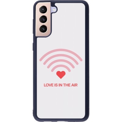 Samsung Galaxy S21+ 5G Case Hülle - Silikon schwarz Saint Valentines Day 26 Love is in the air