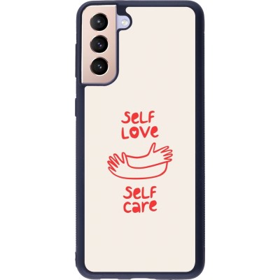 Samsung Galaxy S21+ 5G Case Hülle - Silikon schwarz Saint Valentines Day 26 Self love self care
