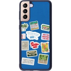 Coque Samsung Galaxy S21+ 5G - Silicone rigide noir Seals of the Dominican Republic DTMF