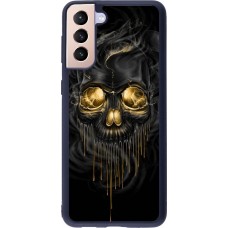 Coque Samsung Galaxy S21+ 5G - Silicone rigide noir Skull 02