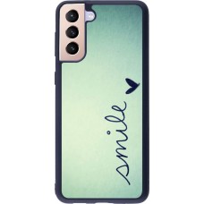 Coque Samsung Galaxy S21+ 5G - Silicone rigide noir Smile