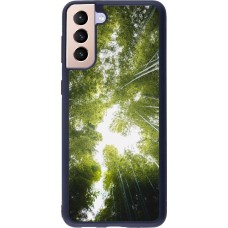 Samsung Galaxy S21+ 5G Case Hülle - Silikon schwarz Spring 23 forest blue sky