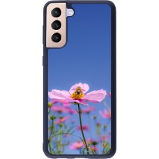 Coque Samsung Galaxy S21+ 5G - Silicone rigide noir Bee on a flower 2026