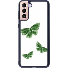 Coque Samsung Galaxy S21+ 5G - Silicone rigide noir Butterflies 2026