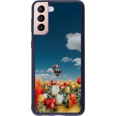 Coque Samsung Galaxy S21+ 5G - Silicone rigide noir Hot air balloon 2026