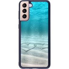 Coque Samsung Galaxy S21+ 5G - Silicone rigide noir Summer 18 19