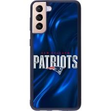 Coque Samsung Galaxy S21+ 5G - Silicone rigide noir Super Bowl 26 Patriots 2