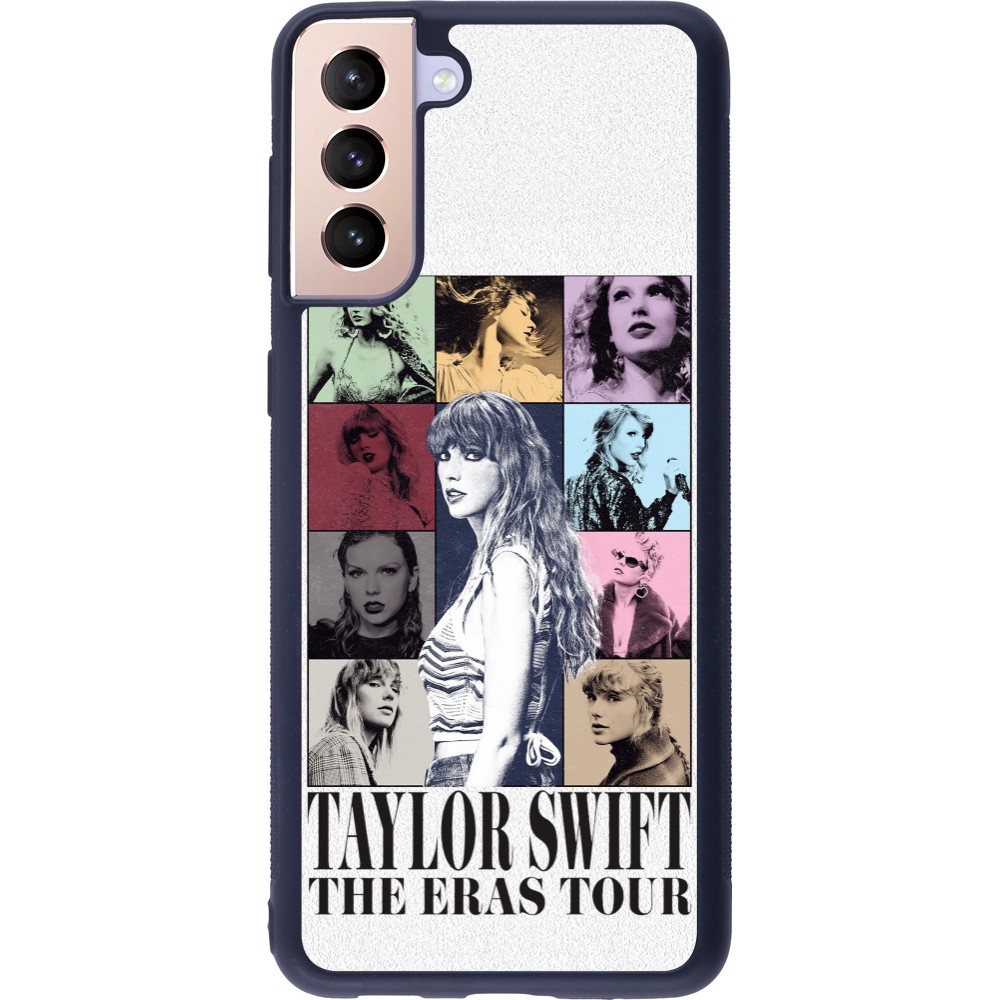 Coque Samsung Galaxy S21+ 5G - Silicone rigide noir Taylor Swift The Eras Tour