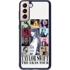 Coque Samsung Galaxy S21+ 5G - Silicone rigide noir Taylor Swift The Eras Tour