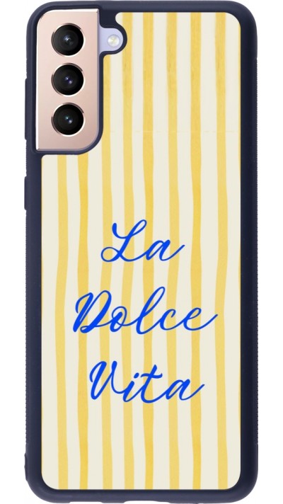 Coque Samsung Galaxy S21+ 5G - Silicone rigide noir The good life 2026