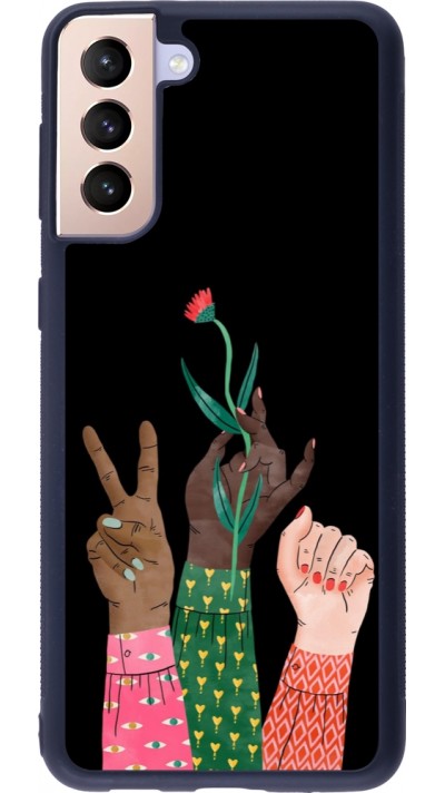 Coque Samsung Galaxy S21+ 5G - Silicone rigide noir Womens day 2026 2