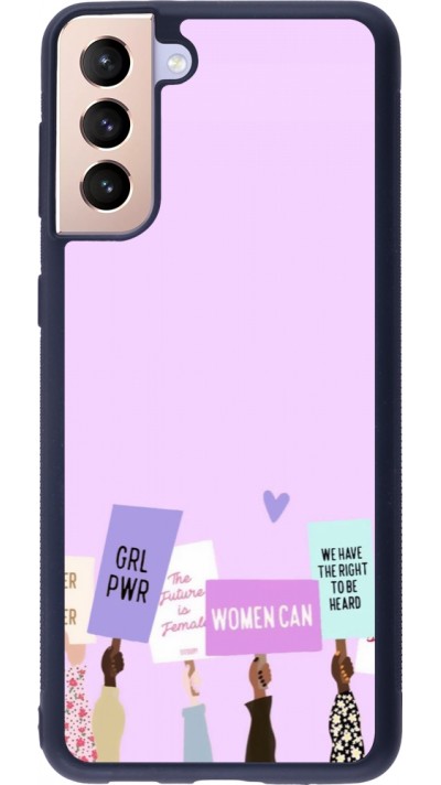 Coque Samsung Galaxy S21+ 5G - Silicone rigide noir Womens day 2026 9