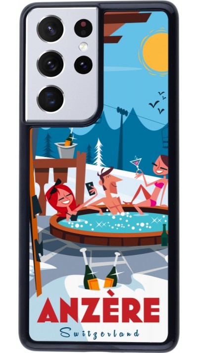 Coque Samsung Galaxy S21 Ultra 5G - Anzère Mountain Jacuzzi
