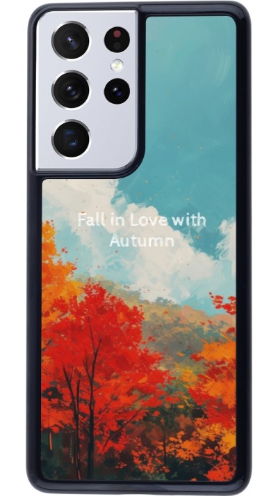 Samsung Galaxy S21 Ultra 5G Case Hülle - Autumn 25 Fall in love