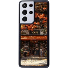 Samsung Galaxy S21 Ultra 5G Case Hülle - Autumn 25 Coffee shop